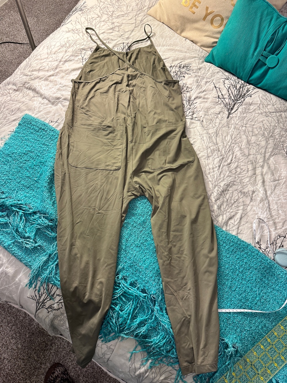 Halara Casual Olive Green Women's Jumpsuit